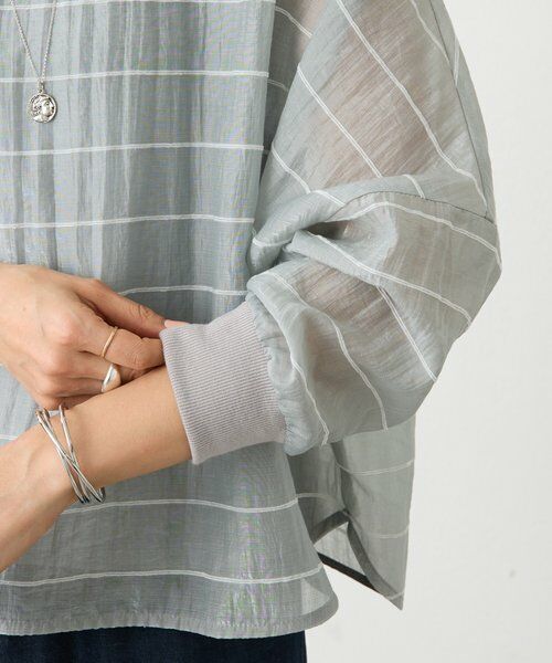 BEARDSLEY / ビアズリー シャツ・ブラウス | シアーボーダーシャツTee | 詳細21