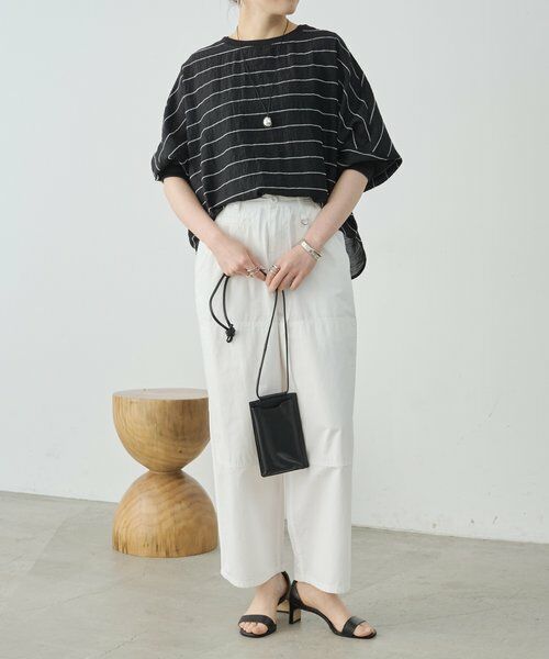 BEARDSLEY / ビアズリー シャツ・ブラウス | シアーボーダーシャツTee | 詳細26