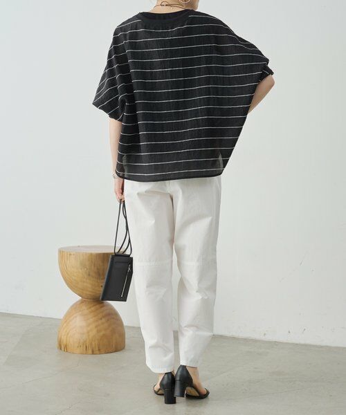 BEARDSLEY / ビアズリー シャツ・ブラウス | シアーボーダーシャツTee | 詳細28