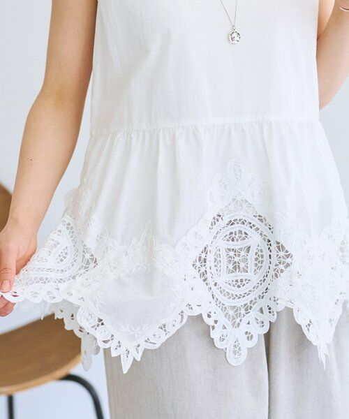 BEARDSLEY / ビアズリー シャツ・ブラウス | 《4/2(木)18：00予約開始》バテンレースブラウス | 詳細1