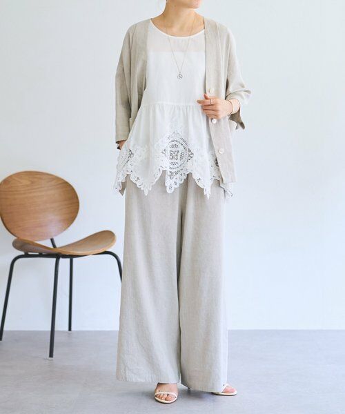 BEARDSLEY / ビアズリー シャツ・ブラウス | 《4/2(木)18：00予約開始》バテンレースブラウス | 詳細11