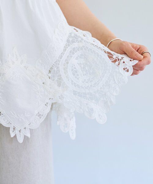 BEARDSLEY / ビアズリー シャツ・ブラウス | 《4/2(木)18：00予約開始》バテンレースブラウス | 詳細2