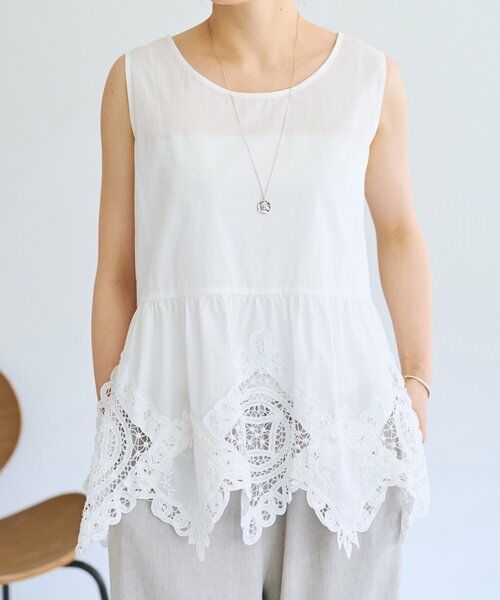 BEARDSLEY / ビアズリー シャツ・ブラウス | 《4/2(木)18：00予約開始》バテンレースブラウス | 詳細3