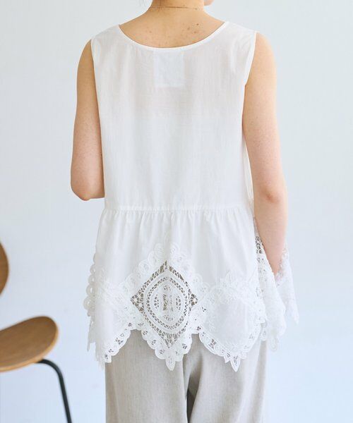 BEARDSLEY / ビアズリー シャツ・ブラウス | 《4/2(木)18：00予約開始》バテンレースブラウス | 詳細5