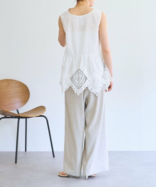 BEARDSLEY / ビアズリー シャツ・ブラウス | 《4/2(木)18：00予約開始》バテンレースブラウス | 詳細8