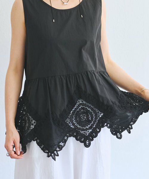 BEARDSLEY / ビアズリー シャツ・ブラウス | 《4/2(木)18：00予約開始》バテンレースブラウス | 詳細13