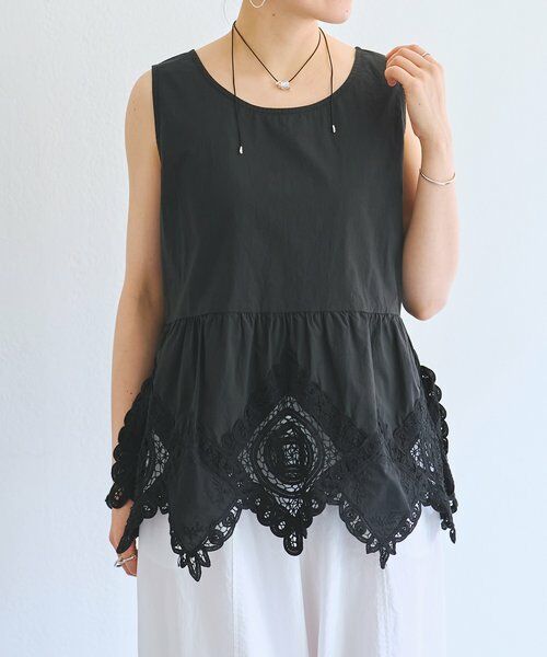 BEARDSLEY / ビアズリー シャツ・ブラウス | 《4/2(木)18：00予約開始》バテンレースブラウス | 詳細14