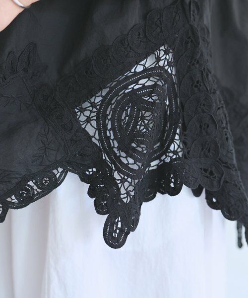 BEARDSLEY / ビアズリー シャツ・ブラウス | 《4/2(木)18：00予約開始》バテンレースブラウス | 詳細17