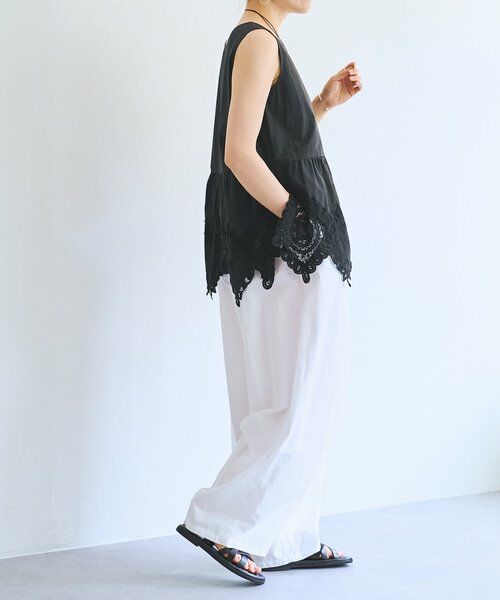 BEARDSLEY / ビアズリー シャツ・ブラウス | 《4/2(木)18：00予約開始》バテンレースブラウス | 詳細20