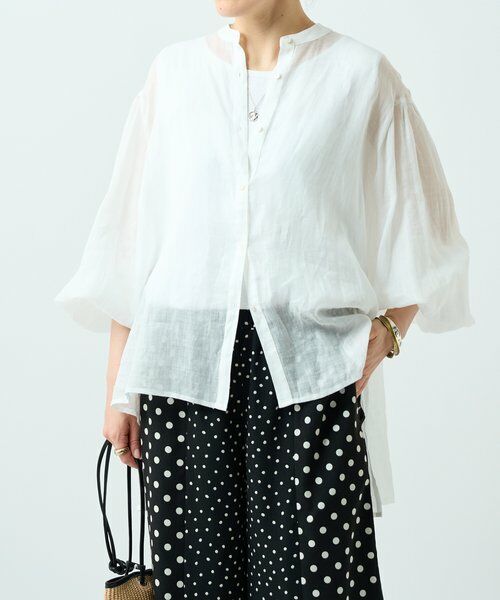 BEARDSLEY / ビアズリー シャツ・ブラウス | 《3/19(木)12：00予約開始》ラミーソデボリュームシャツ | 詳細1