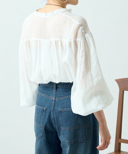 BEARDSLEY / ビアズリー シャツ・ブラウス | 《3/19(木)12：00予約開始》ラミーソデボリュームシャツ | 詳細8