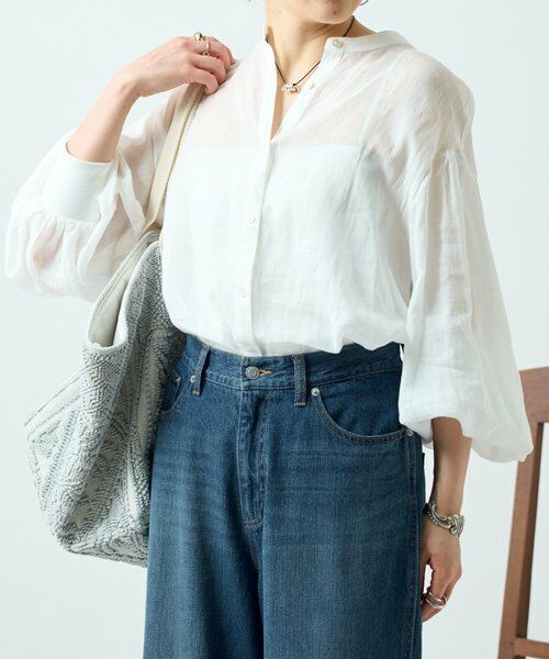 BEARDSLEY / ビアズリー シャツ・ブラウス | 《3/19(木)12：00予約開始》ラミーソデボリュームシャツ | 詳細9