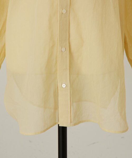 BEARDSLEY / ビアズリー シャツ・ブラウス | 《3/19(木)12：00予約開始》アキハストライプカラーレスシャツ | 詳細10