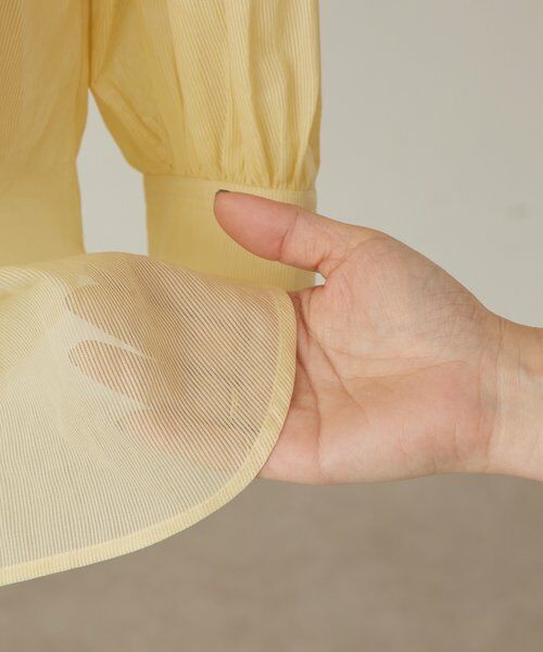 BEARDSLEY / ビアズリー シャツ・ブラウス | 《3/19(木)12：00予約開始》アキハストライプカラーレスシャツ | 詳細12