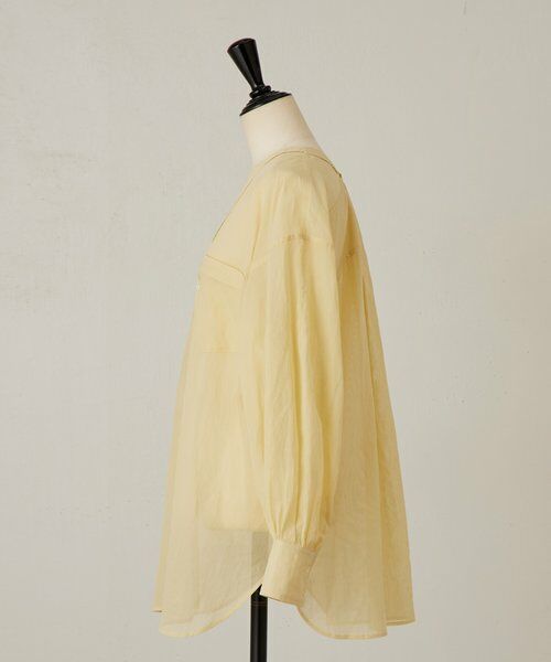 BEARDSLEY / ビアズリー シャツ・ブラウス | 《3/19(木)12：00予約開始》アキハストライプカラーレスシャツ | 詳細3