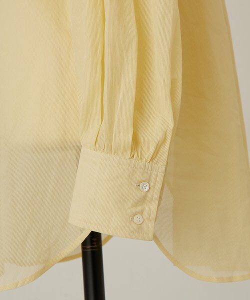 BEARDSLEY / ビアズリー シャツ・ブラウス | 《3/19(木)12：00予約開始》アキハストライプカラーレスシャツ | 詳細6