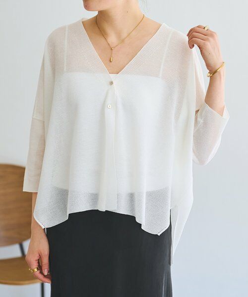 BEARDSLEY / ビアズリー カーディガン・ボレロ | 《3/21(土)12:00予約開始》シアーサラッとカーディガン | 詳細1