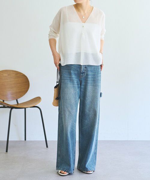 BEARDSLEY / ビアズリー カーディガン・ボレロ | 《3/21(土)12:00予約開始》シアーサラッとカーディガン | 詳細11