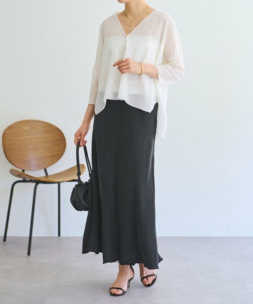 BEARDSLEY / ビアズリー カーディガン・ボレロ | 《3/21(土)12:00予約開始》シアーサラッとカーディガン | 詳細5