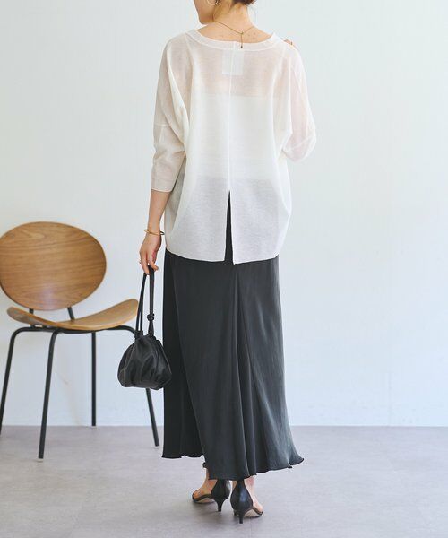 BEARDSLEY / ビアズリー カーディガン・ボレロ | 《3/21(土)12:00予約開始》シアーサラッとカーディガン | 詳細7