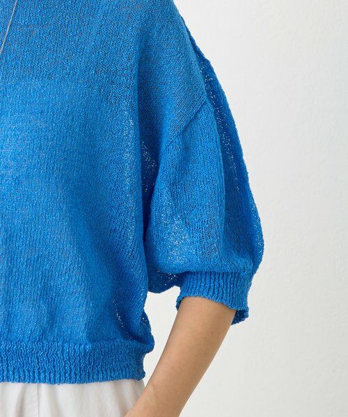 BEARDSLEY / ビアズリー ニット・セーター | 《4/1(水)20：00予約開始》ペーパーヤーン前後ニット | 詳細16