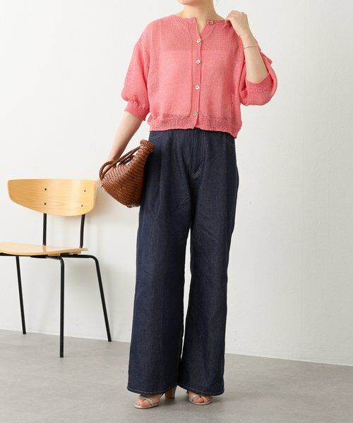 BEARDSLEY / ビアズリー ニット・セーター | 《4/1(水)20：00予約開始》ペーパーヤーン前後ニット | 詳細27