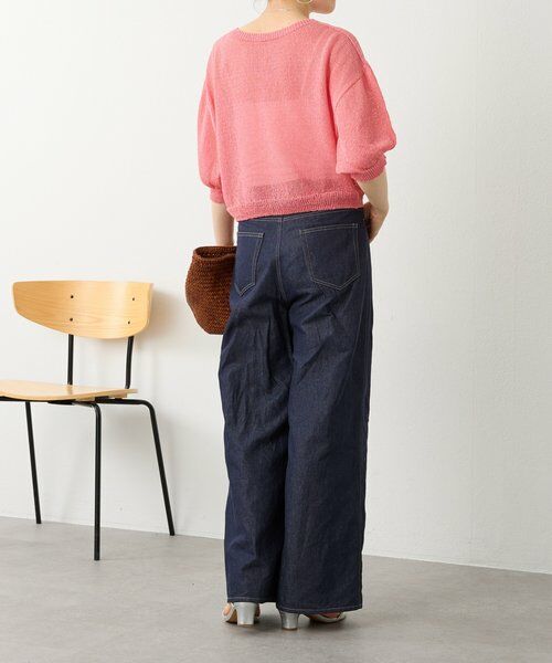 BEARDSLEY / ビアズリー ニット・セーター | 《4/1(水)20：00予約開始》ペーパーヤーン前後ニット | 詳細28