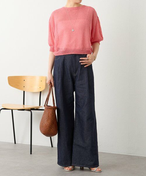 BEARDSLEY / ビアズリー ニット・セーター | 《4/1(水)20：00予約開始》ペーパーヤーン前後ニット | 詳細22