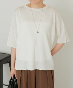 BEARDSLEY / ビアズリー ニット・セーター | 《3/21(土)12：00予約開始》半袖サラッとプルオーバー