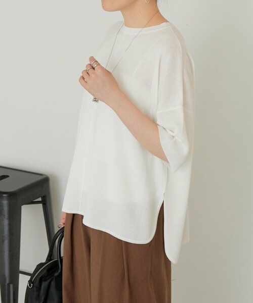 BEARDSLEY / ビアズリー ニット・セーター | 《3/21(土)12：00予約開始》半袖サラッとプルオーバー | 詳細2