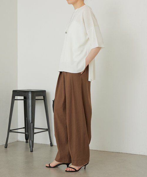 BEARDSLEY / ビアズリー ニット・セーター | 《3/21(土)12：00予約開始》半袖サラッとプルオーバー | 詳細7