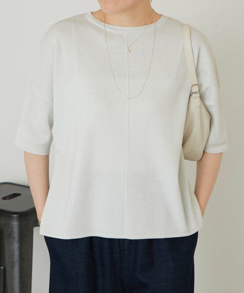 BEARDSLEY / ビアズリー ニット・セーター | 《3/21(土)12：00予約開始》半袖サラッとプルオーバー | 詳細11