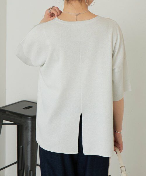 BEARDSLEY / ビアズリー ニット・セーター | 《3/21(土)12：00予約開始》半袖サラッとプルオーバー | 詳細12