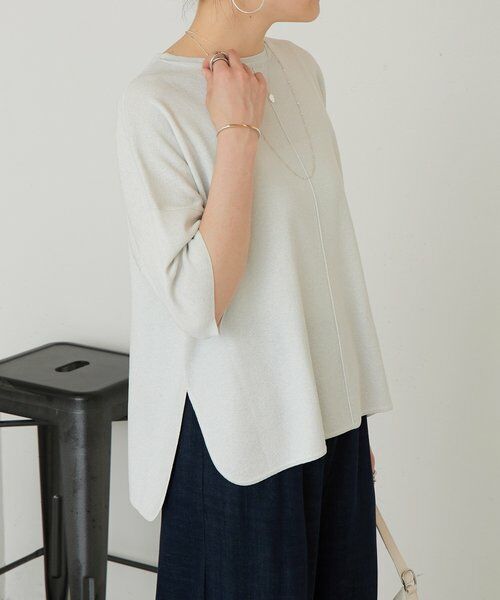 BEARDSLEY / ビアズリー ニット・セーター | 《3/21(土)12：00予約開始》半袖サラッとプルオーバー | 詳細13