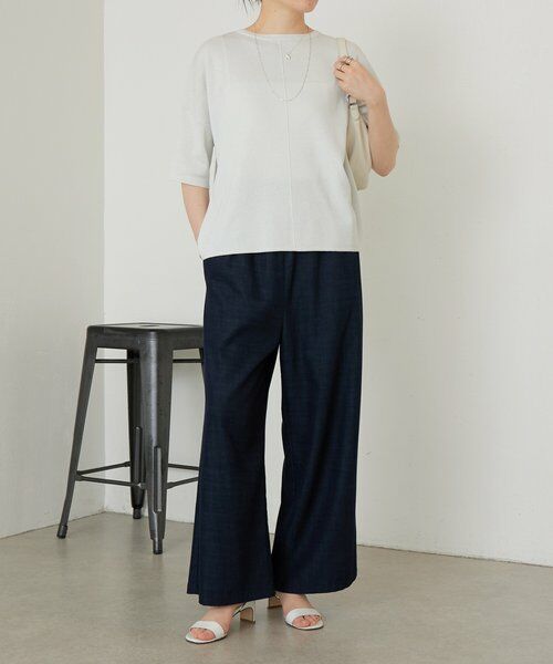 BEARDSLEY / ビアズリー ニット・セーター | 《3/21(土)12：00予約開始》半袖サラッとプルオーバー | 詳細14