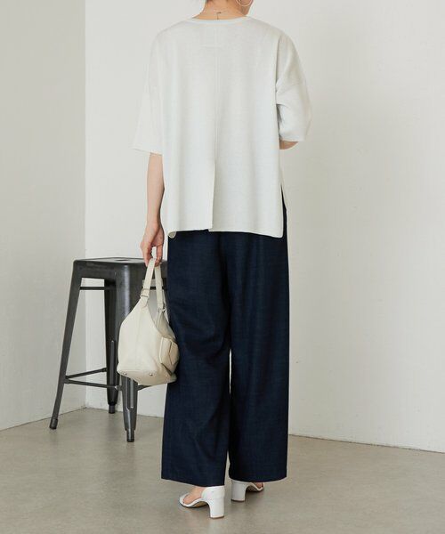 BEARDSLEY / ビアズリー ニット・セーター | 《3/21(土)12：00予約開始》半袖サラッとプルオーバー | 詳細16