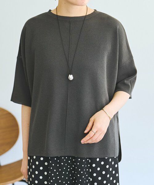 BEARDSLEY / ビアズリー ニット・セーター | 《3/21(土)12：00予約開始》半袖サラッとプルオーバー | 詳細18