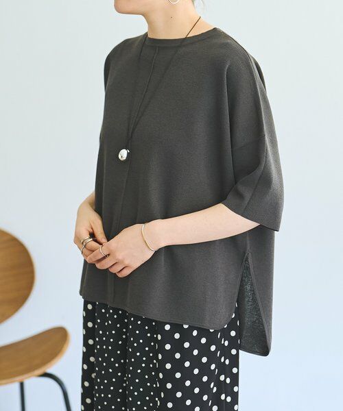 BEARDSLEY / ビアズリー ニット・セーター | 《3/21(土)12：00予約開始》半袖サラッとプルオーバー | 詳細19