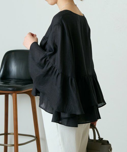 BEARDSLEY / ビアズリー その他アウター | リネンフリル羽織 | 詳細25