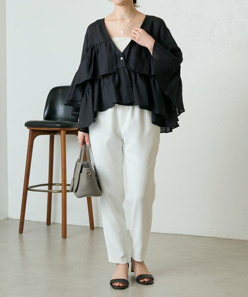 BEARDSLEY / ビアズリー その他アウター | リネンフリル羽織 | 詳細27