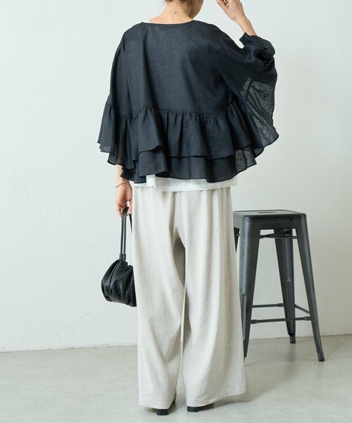 BEARDSLEY / ビアズリー その他アウター | リネンフリル羽織 | 詳細21