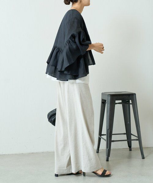 BEARDSLEY / ビアズリー その他アウター | リネンフリル羽織 | 詳細22