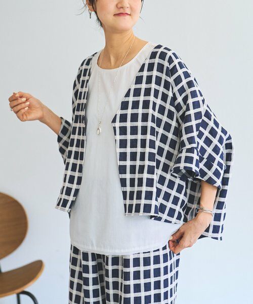 BEARDSLEY / ビアズリー その他アウター | 綿麻ウインドペンハオリ | 詳細1