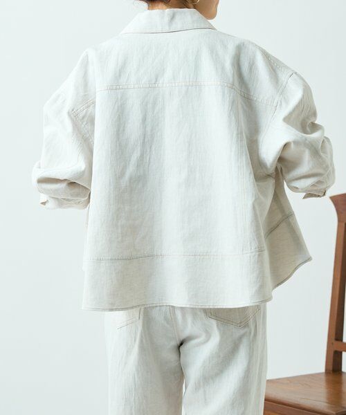 BEARDSLEY / ビアズリー Gジャン・デニムジャケット | リネン混デニムジャケット | 詳細5