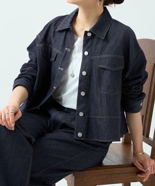 BEARDSLEY / ビアズリー Gジャン・デニムジャケット | リネン混デニムジャケット | 詳細20