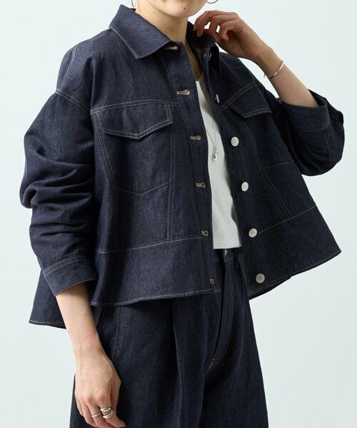 BEARDSLEY / ビアズリー Gジャン・デニムジャケット | リネン混デニムジャケット | 詳細10