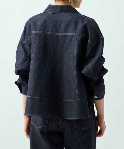 BEARDSLEY / ビアズリー Gジャン・デニムジャケット | リネン混デニムジャケット | 詳細12
