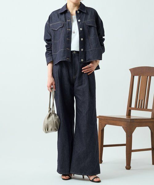 BEARDSLEY / ビアズリー Gジャン・デニムジャケット | リネン混デニムジャケット | 詳細13