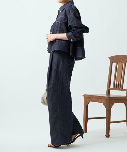 BEARDSLEY / ビアズリー Gジャン・デニムジャケット | リネン混デニムジャケット | 詳細14