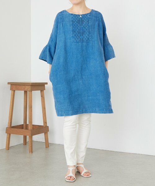 BEARDSLEY / ビアズリー ロング・マキシ丈ワンピース | ウォッシュドリネンワンピース | 詳細4